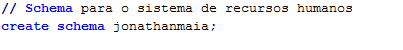 Schemas de banco de dados com seu nome te eternizarão na empresa