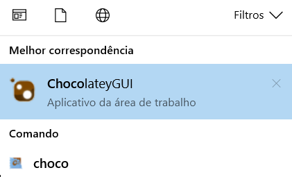 Chocolatey GUI - Interface Gráfica