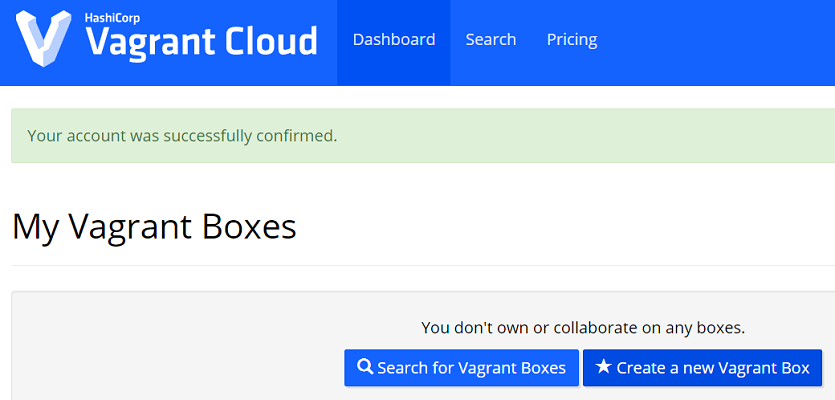 Cloud Vagrant - Envie sua box