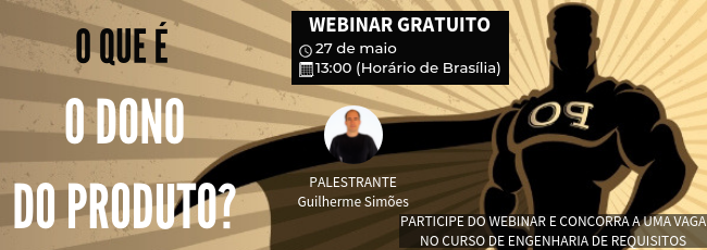 Webinar O que é Dono do Produto